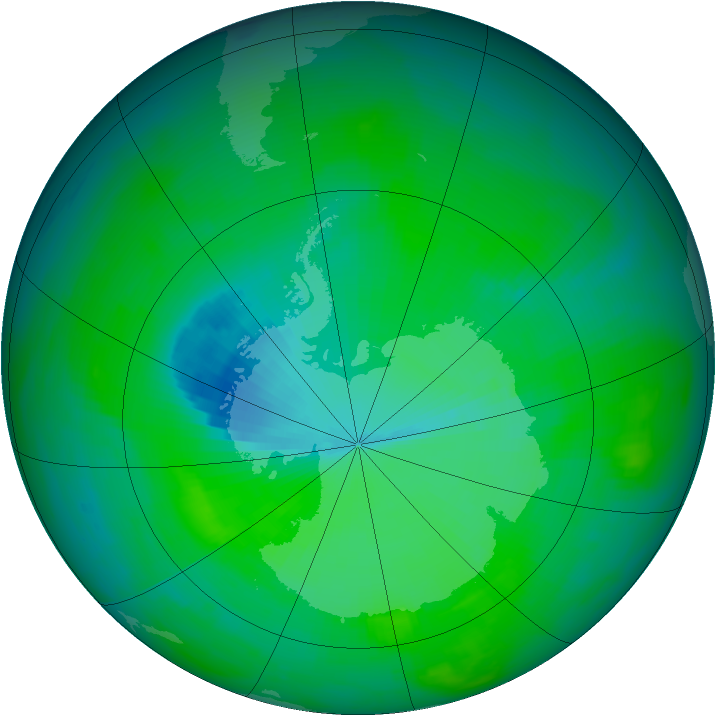 Ozone Map 1984-12-06